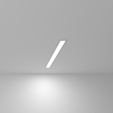 Линейный светодиодный встраиваемый светильник 53см 10Вт 3000К матовое серебро 101-300-53