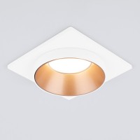 Встраиваемый точечный светильник Elektrostandard 116 MR16 золото/белый