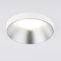 Встраиваемый точечный светильник Elektrostandard 112 MR16 серебро/белый