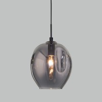 Подвесной светильник со стеклянным плафоном Eurosvet 50195/1 черный жемчуг