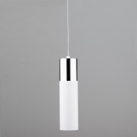 Подвесной светодиодный светильник 50135/1 LED хром/белый