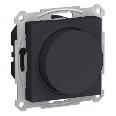 Механизм светорегулятора (диммера) AtlasDesign поворотно-нажимной 315Вт карбон SchE ATN001034
