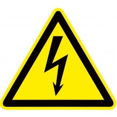Знак пластик Опасность поражения электрическим током (Молния) W08 150х150мм PROxima EKF pn-1-02