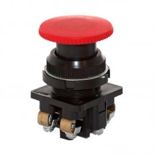 Кнопка КЕ-021 исп. 2 Стоп красный гриб. Электродеталь КЕ-021.2.К