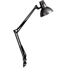 Настольная лампа KD-312 с струбциной 230В 60Вт E27 черный 10999