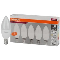 Лампа светодиодная LED Value LVCLB60 7SW/830 230В E14 2х5 RU (упаковка 5 шт) OSRAM 4058075577923