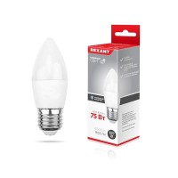 Лампа светодиодная 9.5Вт CN свеча 6500К холодный белый E27 903лм Rexant 604-204