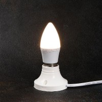 Лампа светодиодная 9.5Вт Свеча (CN) 2700К теплый белый E27 903лм Rexant 604-025
