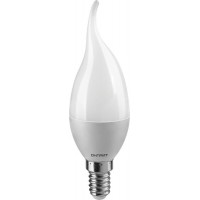Лампа светодиодная 61 131 OLL-FC37-6-230-6.5K-E14-FR 6Вт свеча на ветру 6500К холод. белый E14 480лм 230В ОНЛАЙТ 61131