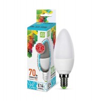 Лампа светодиодная LED-СВЕЧА-standard 7.5Вт СВЕЧА 4000К белый E14 675лм 160-260В ASD 4690612003931