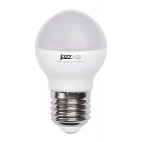Лампа светодиодная PLED-SP G45 9Вт шар 3000К теплый белый E27 820лм 230В JazzWay 2859631A