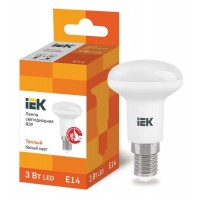 Лампа светодиодная ECO R39 3Вт 3000К теплый белый E14 270лм 230-240В IEK LLE-R39-3-230-30-E14