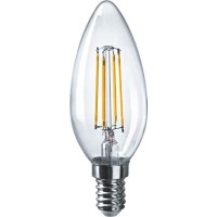 Лампа светодиодная филаментная OLL-F-C35-12-230-2.7K-E14 12Вт 2700К теплый белый E14 1200лм 220-240В ОНЛАЙТ 80896