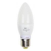 Лампа светодиодная PLED-ECO-C37 5Вт свеча 4000К белый E27 400лм 230В JazzWay 2855329A