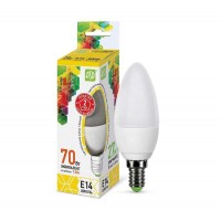 Лампа светодиодная LED-свеча-standard 7.5Вт свеча 3000К теплый белый E14 675лм 160-260В ASD 4690612003924