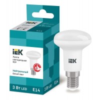 Лампа светодиодная ECO R39 3Вт 4000К белый E14 270лм 230-240В IEK LLE-R39-3-230-40-E14