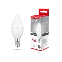 Лампа светодиодная 9.5Вт CN свеча 6500К холодный белый E14 903лм Rexant 604-203