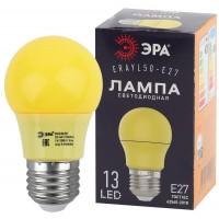 Лампа светодиодная ERAYL50-E27 A50 3Вт груша желтая E27 13SMD для белт-лайт ЭРА Б0049581