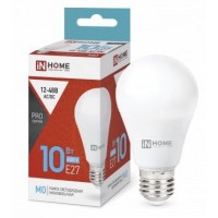 Лампа светодиодная низковольтная LED-MO-PRO 10Вт 12-48В Е27 6500К 900лм IN HOME 4690612038056