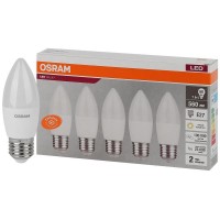 Лампа светодиодная LED Value LVCLB60 7SW/830 230В E27 2х5 RU (упаковка 5 шт) OSRAM 4058075578012