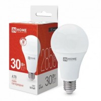 Лампа светодиодная LED-A70-VC 30Вт 230В E27 4000К 2700лм IN HOME 4690612024141