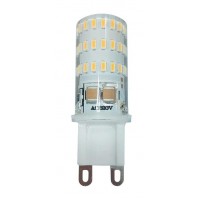Лампа светодиодная PLED-G9 5Вт капсульная 2700К теплый белый G9 320лм 220-230В JazzWay 1032102B