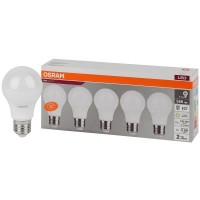 Лампа светодиодная LED Value LVCLA60 7SW/830 230В E27 2х5 RU (упаковка 5 шт) OSRAM 4058075577626