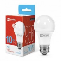 Лампа светодиодная LED-A60-VC 10Вт 230В E27 6500К 900Лм IN HOME 4690612020228