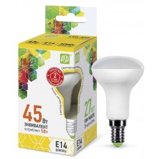 Лампа светодиодная LED-R50-standard 5Вт 3000К теплый белый E14 450лм 160-260В ASD 4690612001531