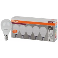 Лампа светодиодная LED Value LVCLP60 7SW/840 230В E14 2х5 RU (упаковка 5 шт) OSRAM 4058075578135