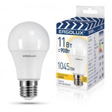 Лампа светодиодная LED-A60-11W-E27-3K 