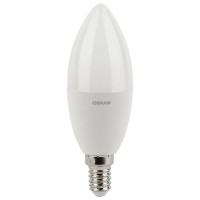 Лампа светодиодная LED Antibacterial B 7.5Вт матовая 2700К теплый белый E14 OSRAM 4058075561250