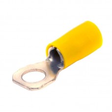 Наконечник кольцевой изолированный 2.5-6кв.мм отв. d6.2мм желт. (упаковка 50 шт) DKC 2C6P