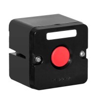 Пост кнопочный ПКЕ-212/1 кнопка Стоп красный Электродеталь ПКЕ-212/1.1К.С
