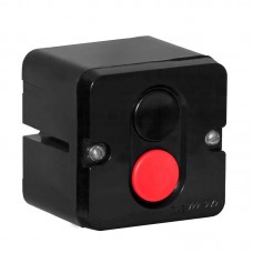 Пост кнопочный ПКЕ-722/2 Пуск-Стоп 1 черный 1 красный Электродеталь ПКЕ-722/2.1Ч.1К