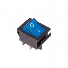 Выключатель клавишный 250В 16А (4с) ON-OFF синий с подсветкой (RWB-502 SC-767 IRS-201-1) Rexant 36-2331