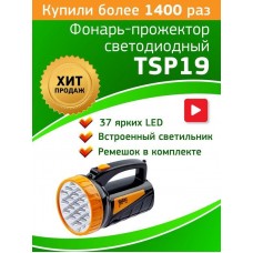 Фонарь TSP19 аккум. 4В 2А.ч 19+18хLED ЗУ 220В карт. упак. Трофи C0045552/Б0008436