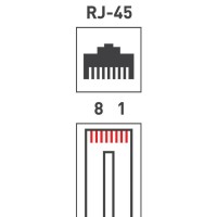 Коннектор RJ-45 8P-8C кат.5е PROCONNECT 05-1021-3