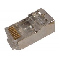 Джек комп. RJ45 8P-8C кат.5е (с экраном) (уп.100шт) REXANT 05-1023