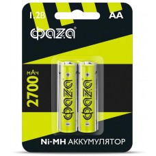 Аккумулятор AA 2700мА.ч Ni-MH BL-2 (упаковка 2 шт) ФАZА 5003002