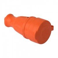 Розетка переносная 16А IP44 230В 2P+PE каучук оранжевая PROxima EKF RPS-012-16-230-44-ro