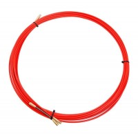 Протяжка кабельная (мини УЗК в бухте) стеклопруток d=3.5мм 10м красный Rexant 47-1010