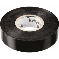 Изолента ПВХ 19мм (рул.20м) черный NIT-A19-20/BL Navigator 71110