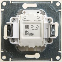 Механизм выключателя 1-клавишный Schneider Electric Glossa с подсветкой перламутр SchE GSL000613