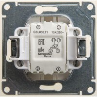 Механизм переключателя перекрестного 1-кл. СП Glossa 10А IP20 (сх. 7) 10AX перламутр. SchE GSL000671