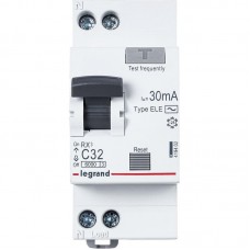 Выключатель автоматический дифференциального тока 1п (1P+N) C 32А 30мА тип AC 6кА RX3 Leg 419402