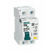 Выключатель автоматический дифференциального тока АВДТ 1Р+N 25А 30мА тип AC, C, ДИФ-103 4.5кА 16054DEK