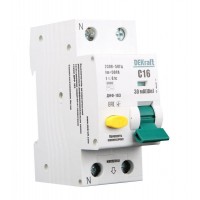 Выключатель автоматический дифференциального тока АВДТ 1Р+N 25А 30мА тип AC С ДИФ-103 6кА 16206DEK