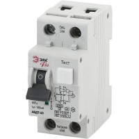 Выключатель автоматический дифференциального тока 1P+N C 32А 30мА ЭРА Б0031836