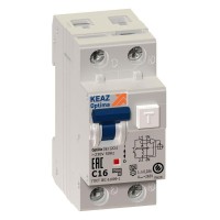 Выключатель автоматический дифференциального тока 2п (1P+N) C 25А 30мА 6кА КЭАЗ 103509